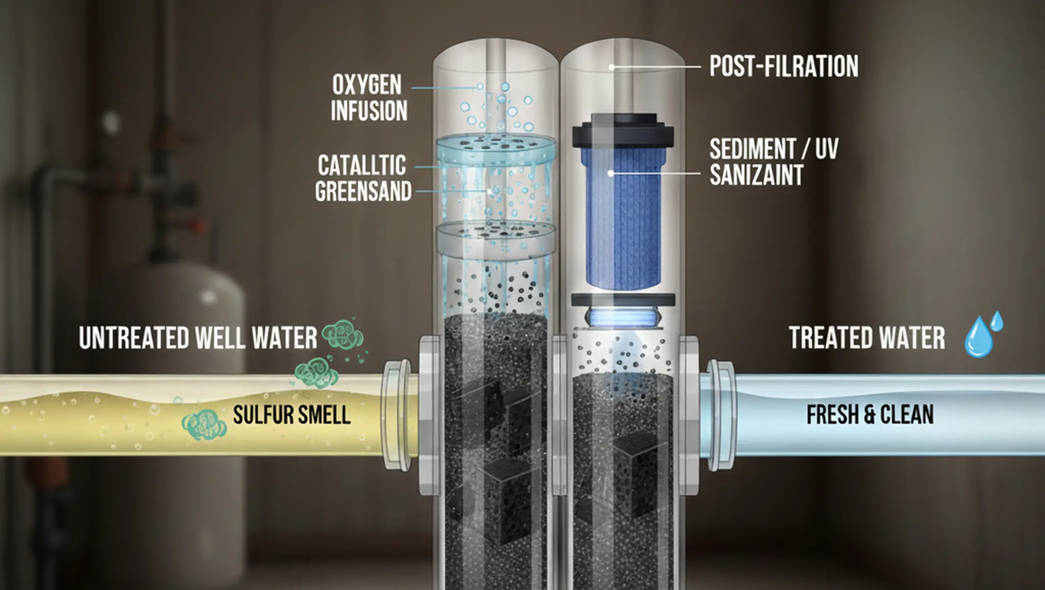 How To Remove Sulfur Smell From Well Water