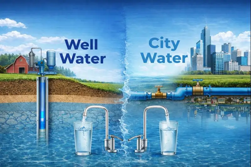 Difference Between Well Water and City Water