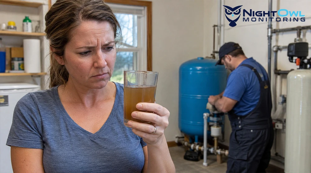 Ways to clear up brown well water based on the underlying cause