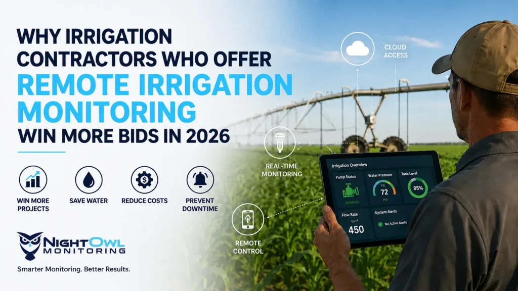 How Remote Irrigation Monitoring Helps Contractors Win More Irrigation Projects in 2026